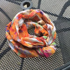 Anthropologie Saachi Spring Watercolor Scarf